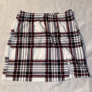 Plaid Mini Skirt Size M/6